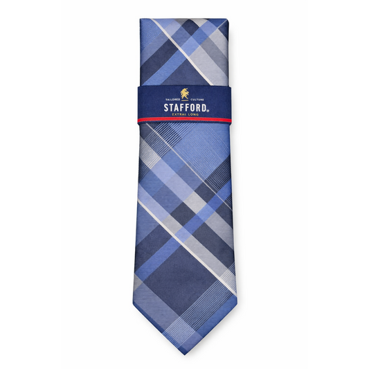 Stafford Navy Men's Tie – Classic Formal