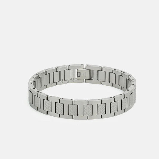 Lacoste Men's Metropole Stainless Steel Metal Link Chain Bracelet