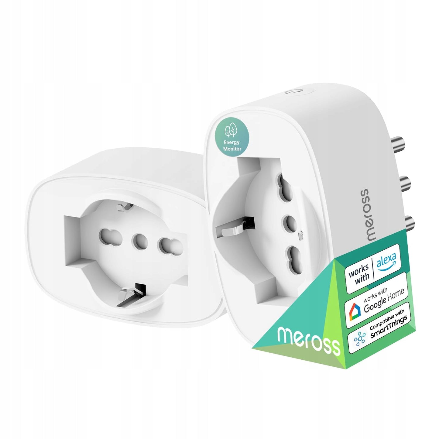 Meross Smart WiFi Socket: Energy Monitoring, 16A, Timer, Voice Control