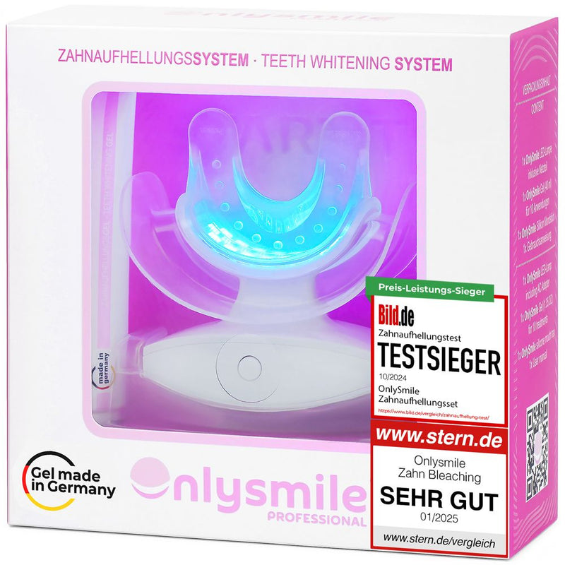 Onlysmile Professional LED Teeth Whitening Kit: 9 Shades Brighter Smile in 5 Days