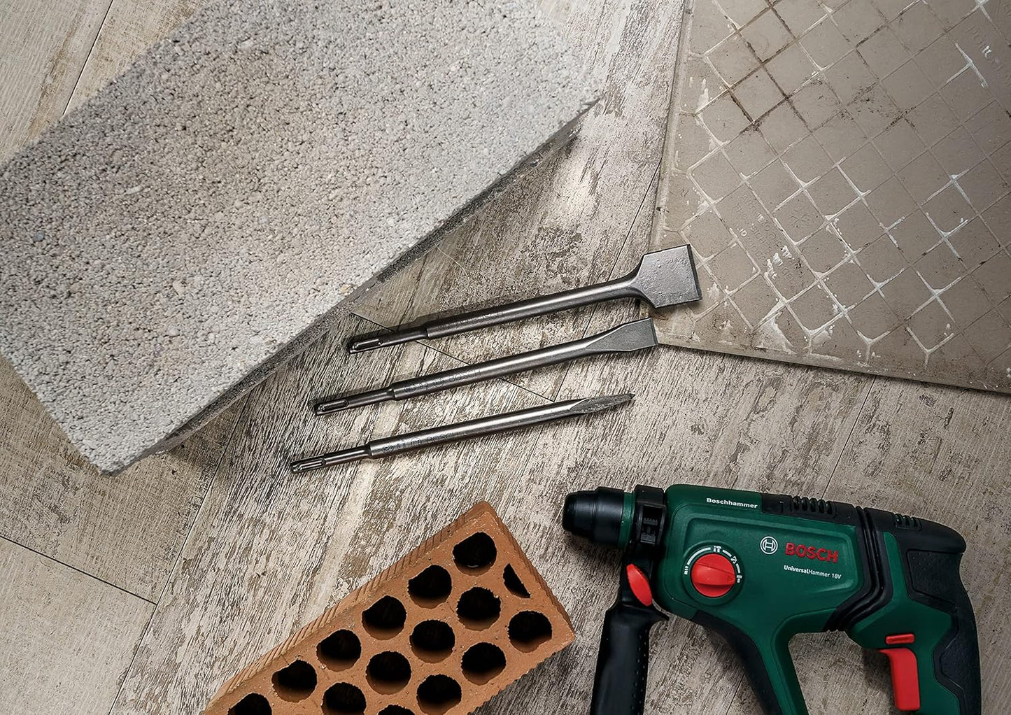 Bosch Sds-Plus 3Pc Chisel Set