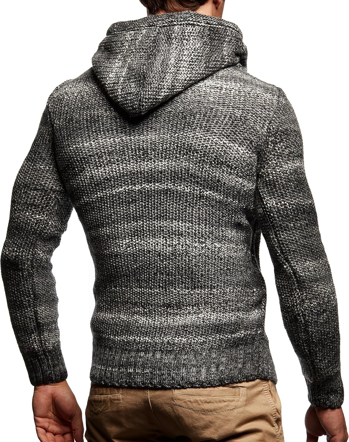 Leif Nelson Men's Hooded Regular Fit Winter Casual Sweater