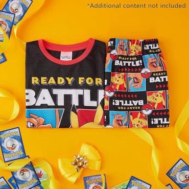 Pokemon Boys Pyjamas Set Comfortable Polyester Sleepwear