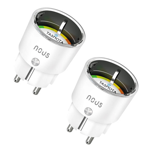 Nous A1T Tasmota Smart WiFi Plug 16A Power Monitoring Socket 2-Pack - Gomix Brands Outlet