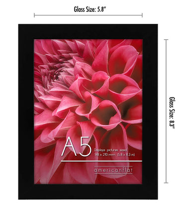 Black 2-Pack A-Size Picture Frame Set for A5