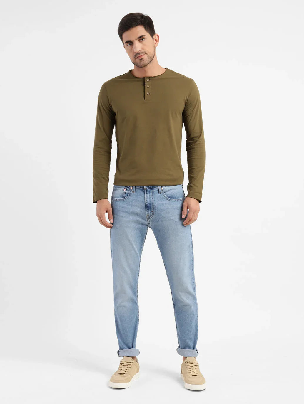 Men's Levi's 512 Blue Slim Tapered Stretch Mid Rise Jeans - Gomix Brands Outlet