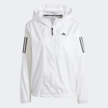 Adidas Women's Own The Run Wind-Resistant Recycled Running Jacket White - Gomix Brands Outlet
