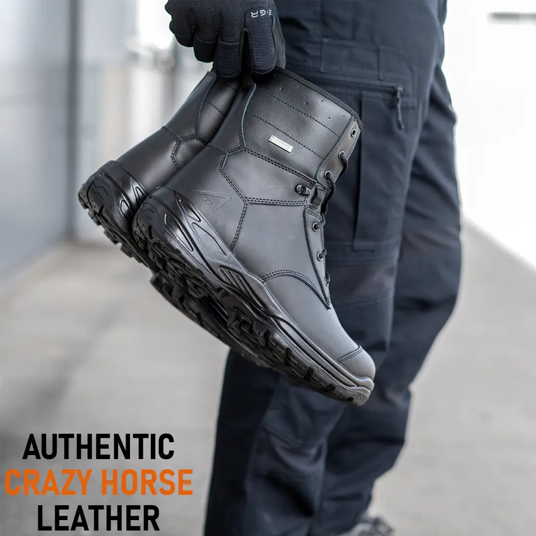 ACE Schakal Waterproof Tactical Leather Boots with Slip‑Proof Sole