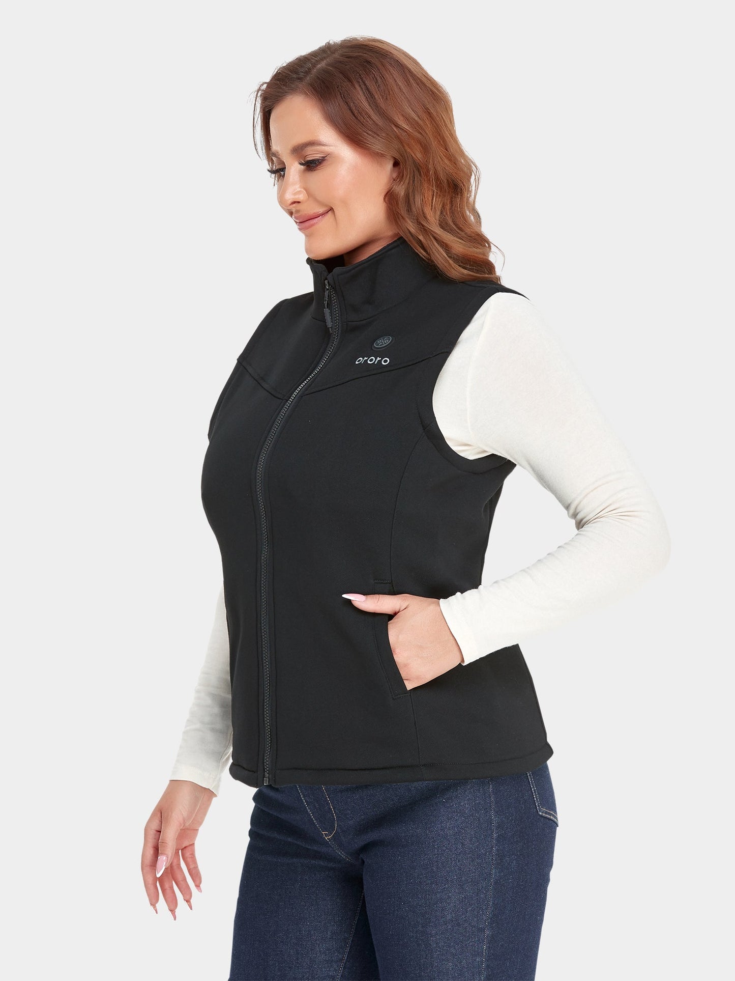 Women's Ultra‑Warm Heated Fleece Vest with 3‑4 Heating Zones