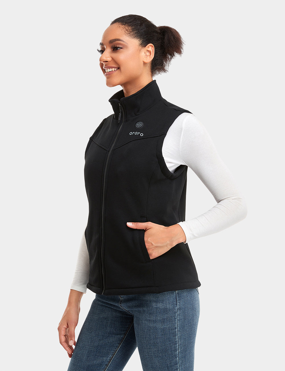 Women's Ultra‑Warm Heated Fleece Vest with 3‑4 Heating Zones