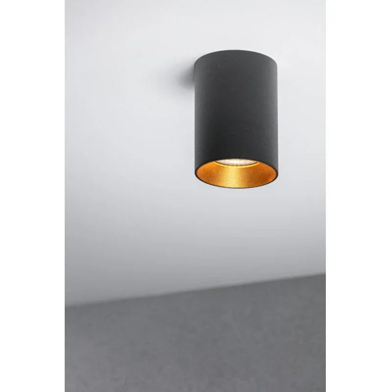 AERO II Black Aluminum Ceiling Light, GU10 20W, IP20 - Gomix Brands Outlet
