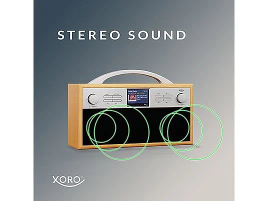 Xoro DAB 250IR WLAN Radio with DAB+, FM, Bluetooth, Spotify