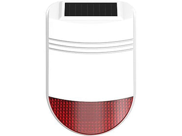 SAFE2HOME Solar Wireless Outdoor Siren SP110 with Light