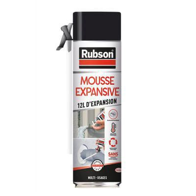 Rubson Multi-Purpose Expanding Foam Sealant, 12L Expansion, 10 oz Aerosol Can
