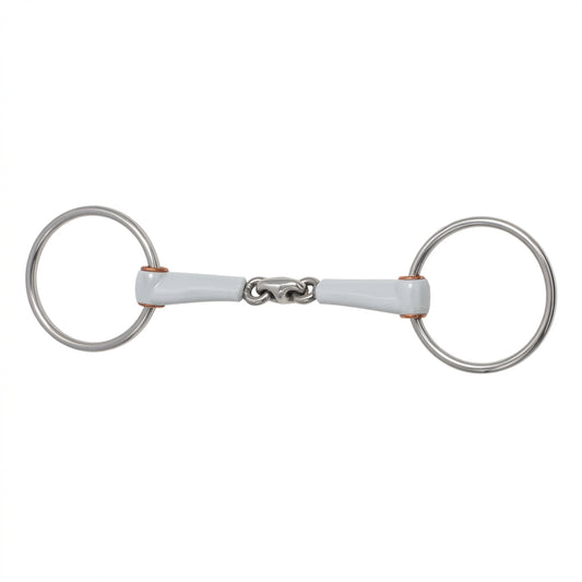 Beris Double-Jointed Loose Ring Snaffle Bit 7.5 cm - Gomix Brands Outlet
