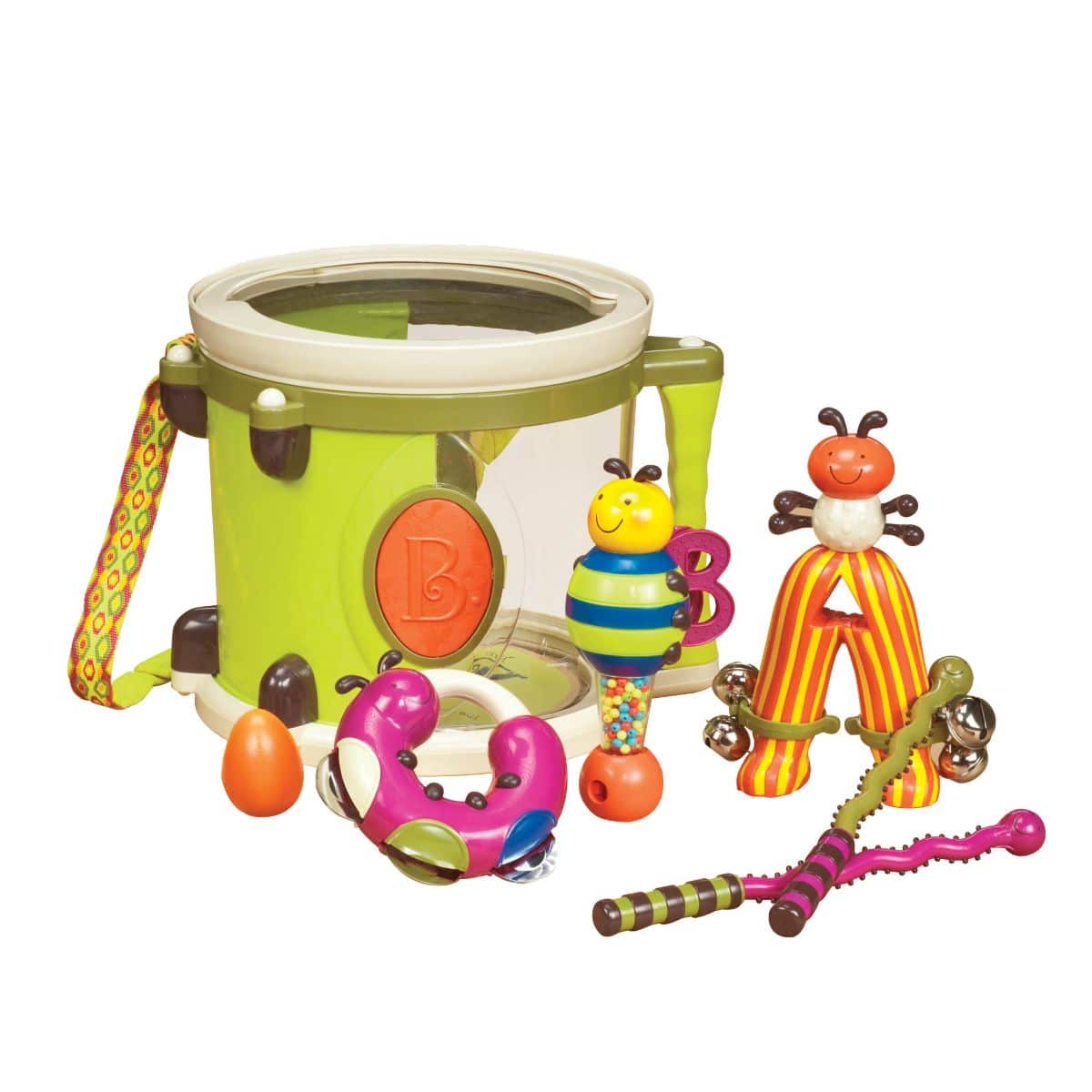 Parum Pum Pum Kids Musical Drum Set with Accessories