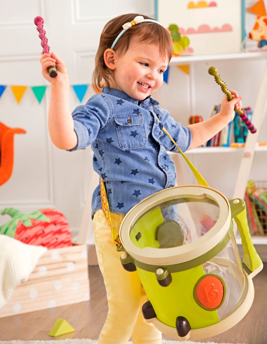 Parum Pum Pum Kids Musical Drum Set with Accessories
