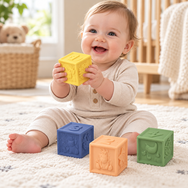 Playtive Sensory Toy Blocks 4-Piece