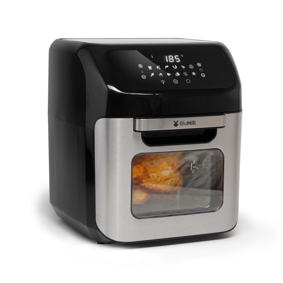 BluMill XXL Airfryer Oven: 12-in-1, 12L Capacity, Digital Touchscreen Control