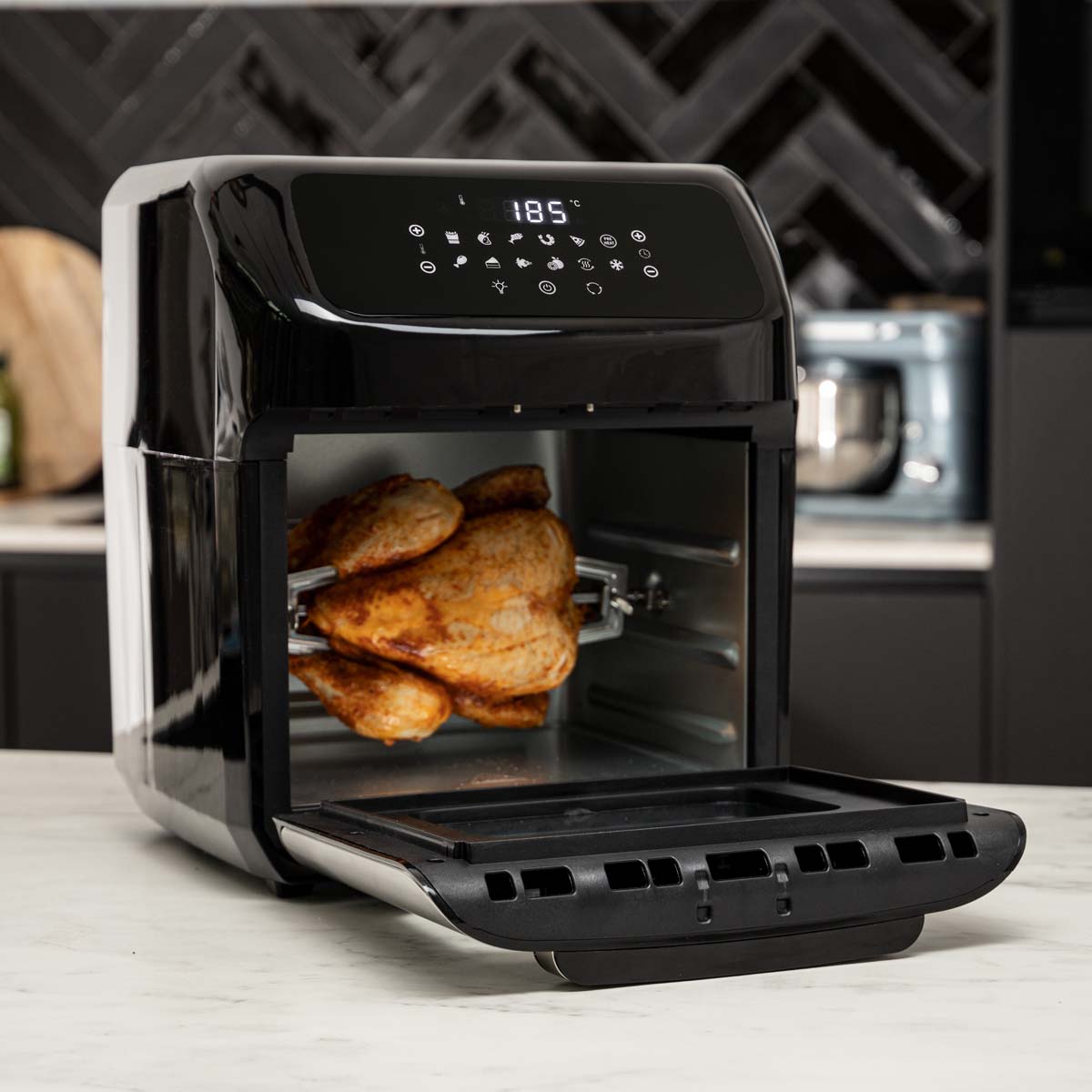 BluMill XXL Airfryer Oven: 12-in-1, 12L Capacity, Digital Touchscreen Control