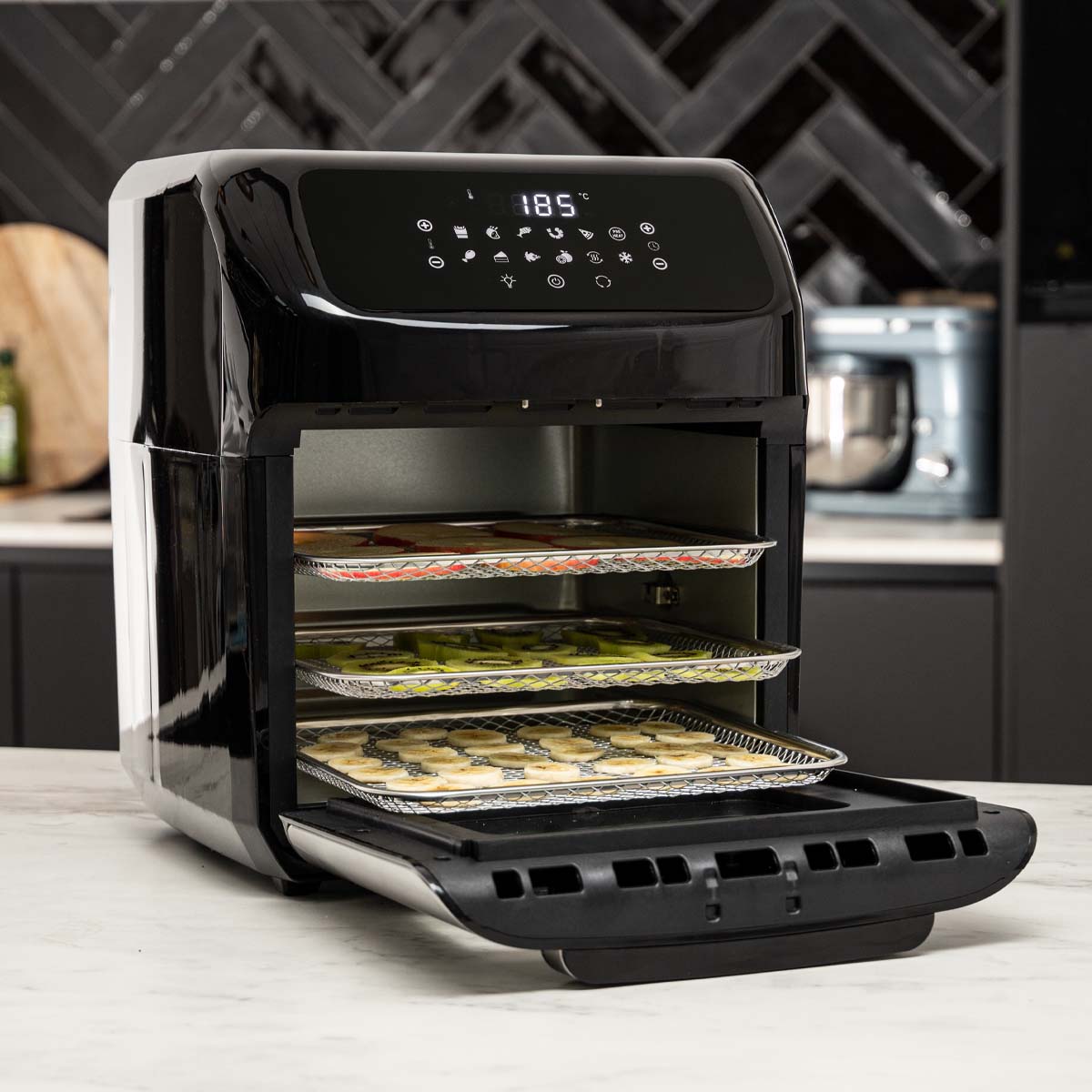 BluMill XXL Airfryer Oven: 12-in-1, 12L Capacity, Digital Touchscreen Control