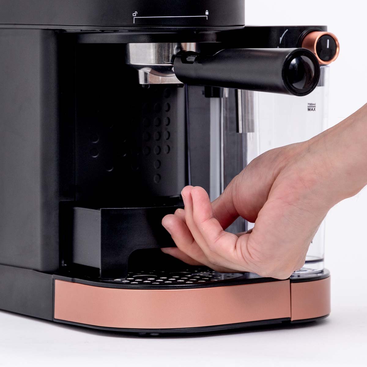 BluMill Coffee Machine: Espresso, Cappuccino, Latte Maker with Milk Frother