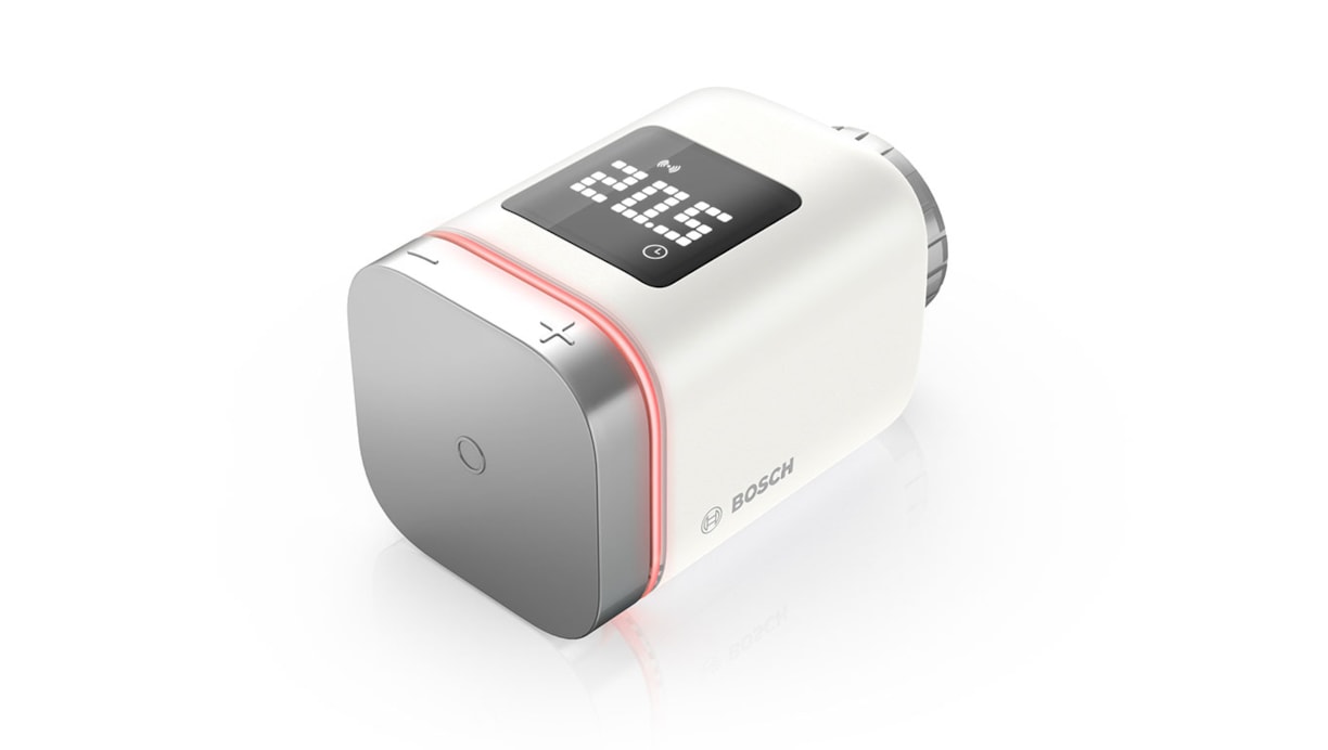 Bosch Smart Home Radiator Thermostat II Display: Smart Temperature Control, Energy Saving