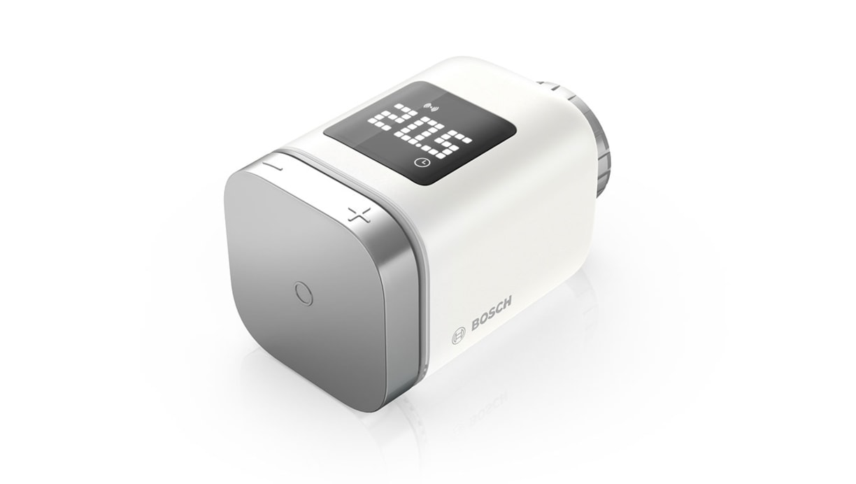 Bosch Smart Home Radiator Thermostat II Display: Smart Temperature Control, Energy Saving