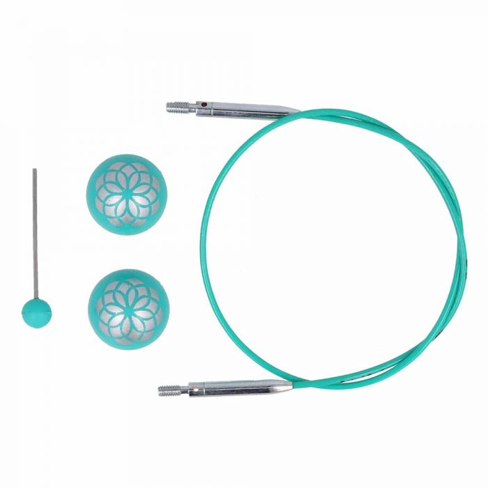 Mindful Rotating Cable for Interchangeable Crochet Hooks – 360° Flexibility