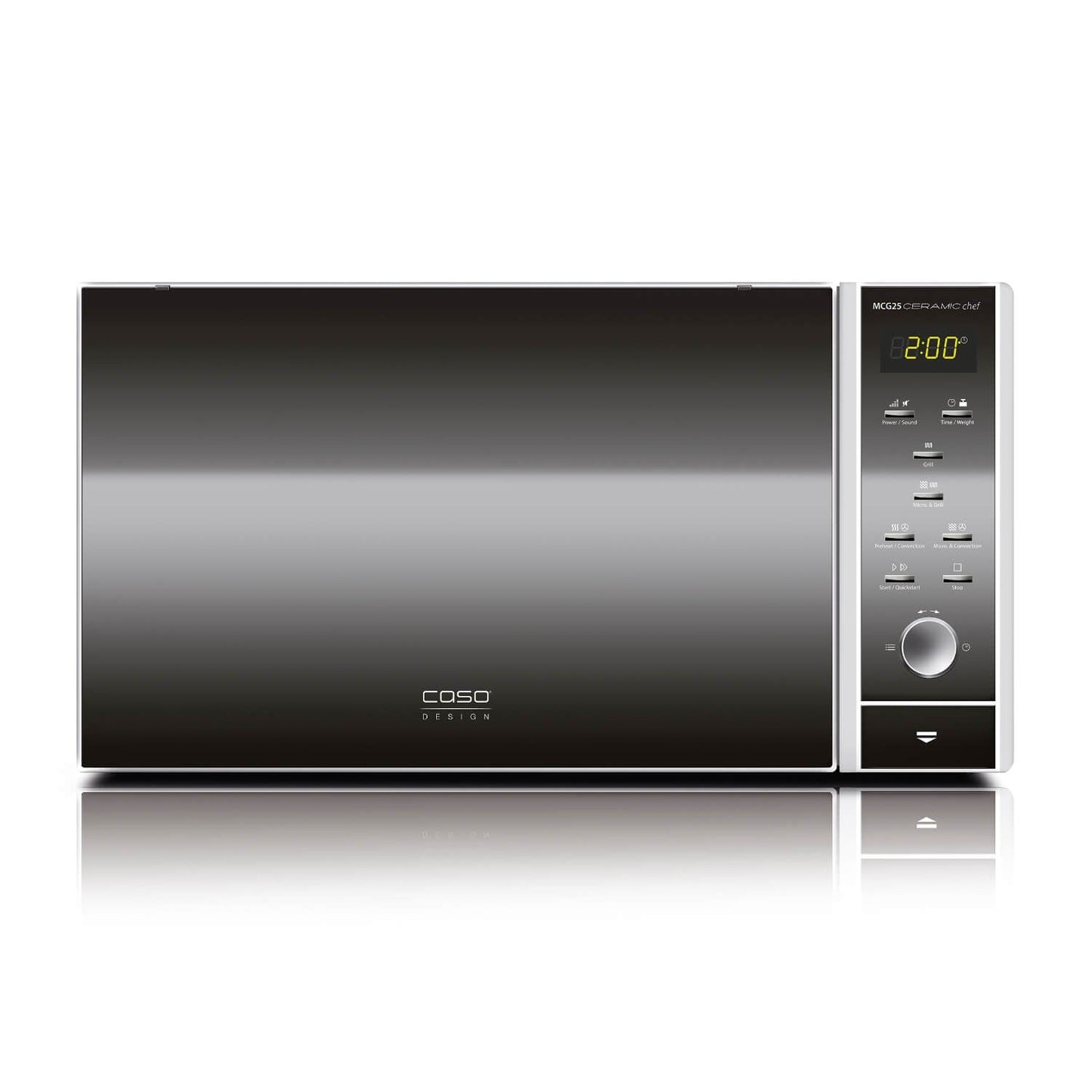 Caso Design MCG25 Ceramic Chef 3-in-1 Microwave: Grill Oven Air Fryer