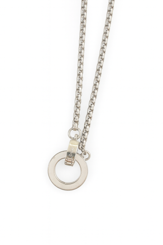 Leonardo Silver Clip & Mix Lolita Necklace 43cm Adjustable Basic Chain