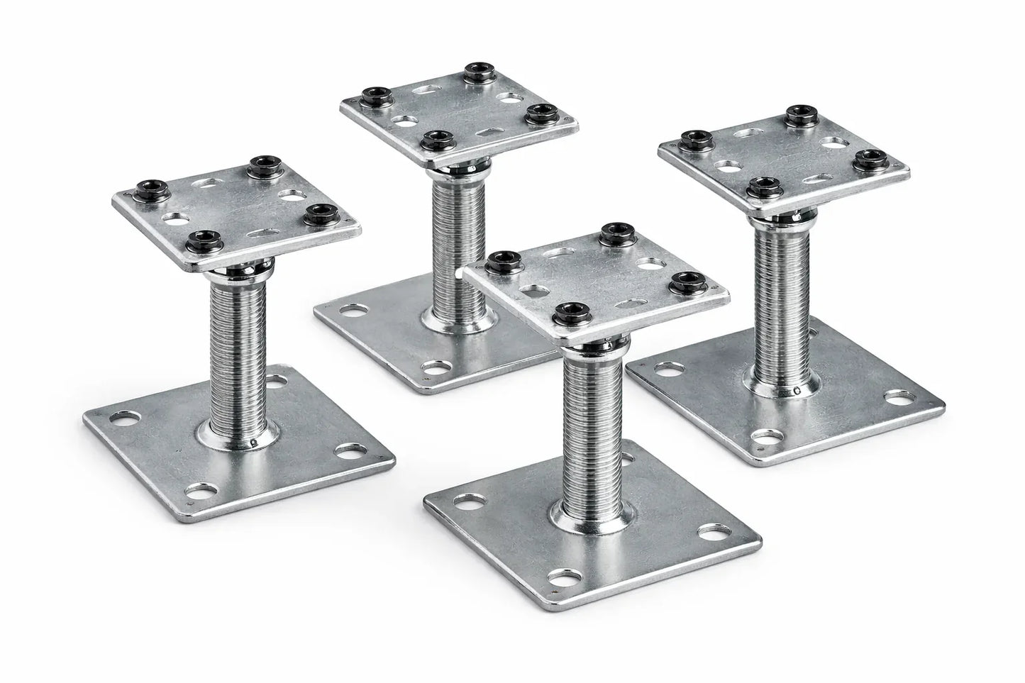 95x95mm Raised Access Floor Pedestal, 100mm Height, Durable Steel - Gomix Brands Outlet