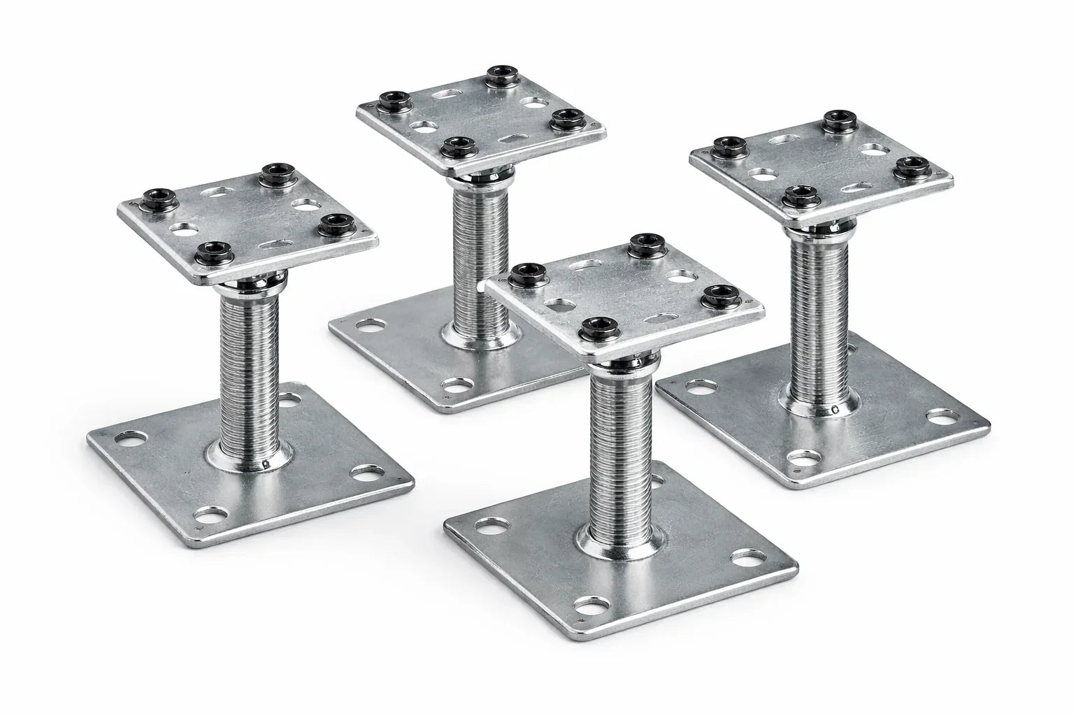 95x95mm Raised Access Floor Pedestal, 100mm Height, Durable Steel - Gomix Brands Outlet