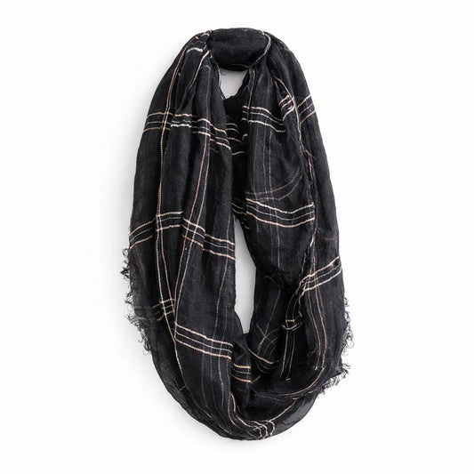 Mixit Shimmer Light Weave Tube Style Infinity Scarf - Gomix Brands Outlet