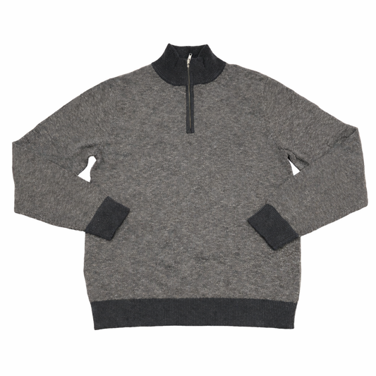 Goodfellow & Co Men's Quarter Zip Sweater in Gravel Gray
