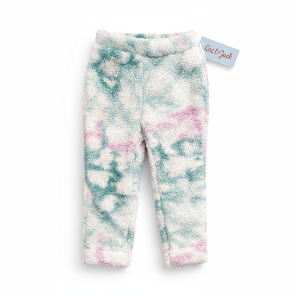 Cat & Jack Girls' Tie-Dye Fleece Jogger Pants for Toddler