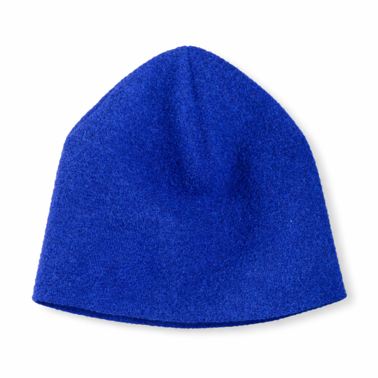 Frihed Cobalt Blue Wool Beanie – Soft Warm Winter Hat