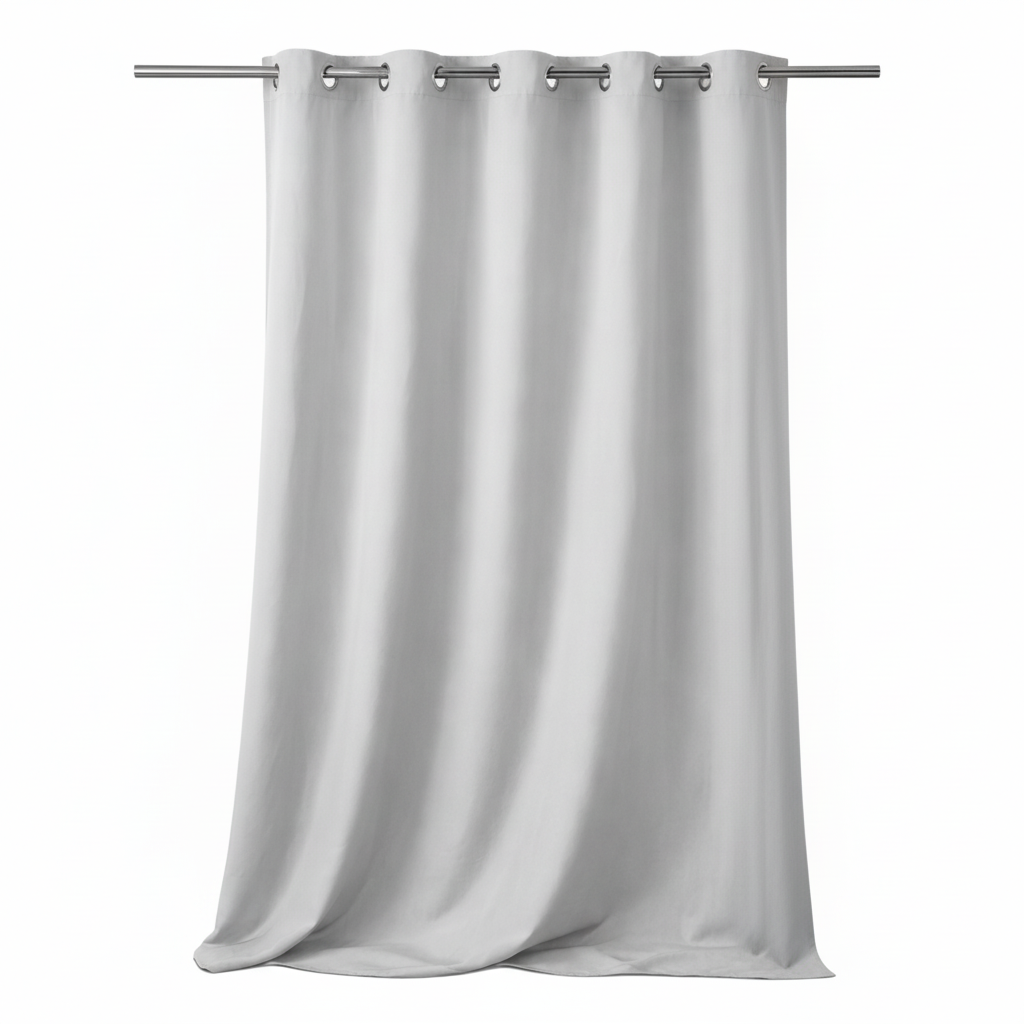 Light Gray Blackout Curtain
