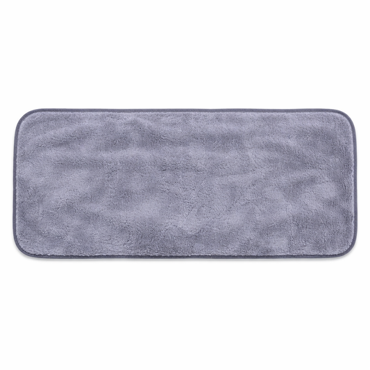 yijia Shan Soft Grey Microfiber Towel – 75 × 35 cm | Quick-Dry & Plush