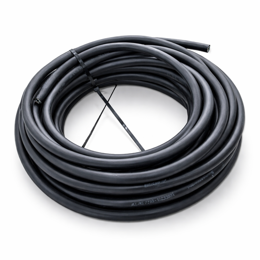 Heavy-Duty H07RN-F Rubber Cable 5G x 1.5mm² Black for Outdoor Use