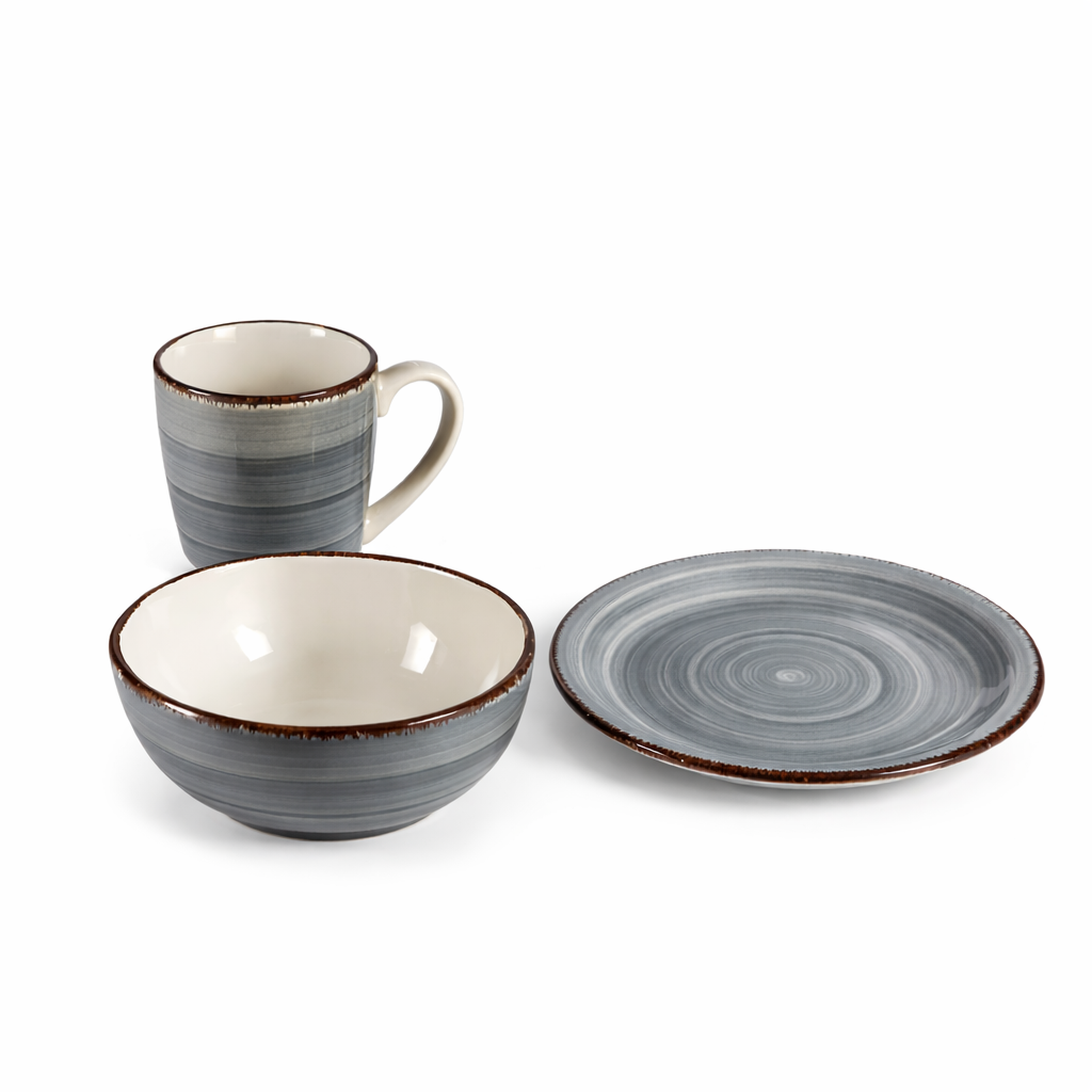 Mäser Lumaca 15-piece stoneware dinnerware