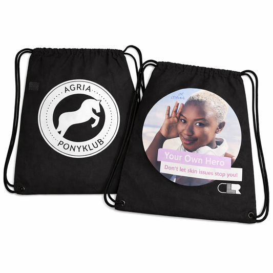 Black Drawstring Backpack