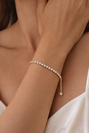 Sarah O. Bezel Tennis Bracelet