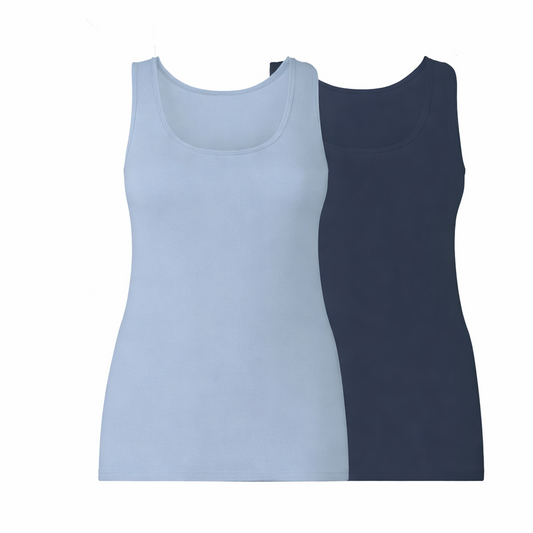 esmara Women's T-Shirt Set – Navy, Light Blue