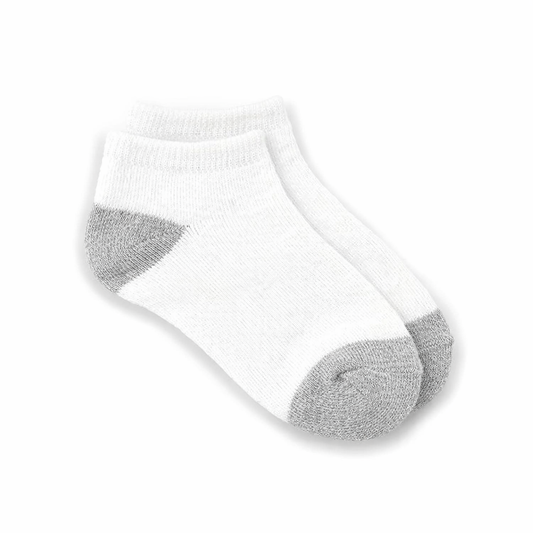Amazon Essentials White Low-Cut Cotton Toddler Socks