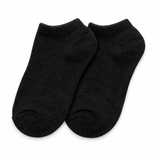 Socks Classic Black Ankle Socks – Soft Cotton Blend