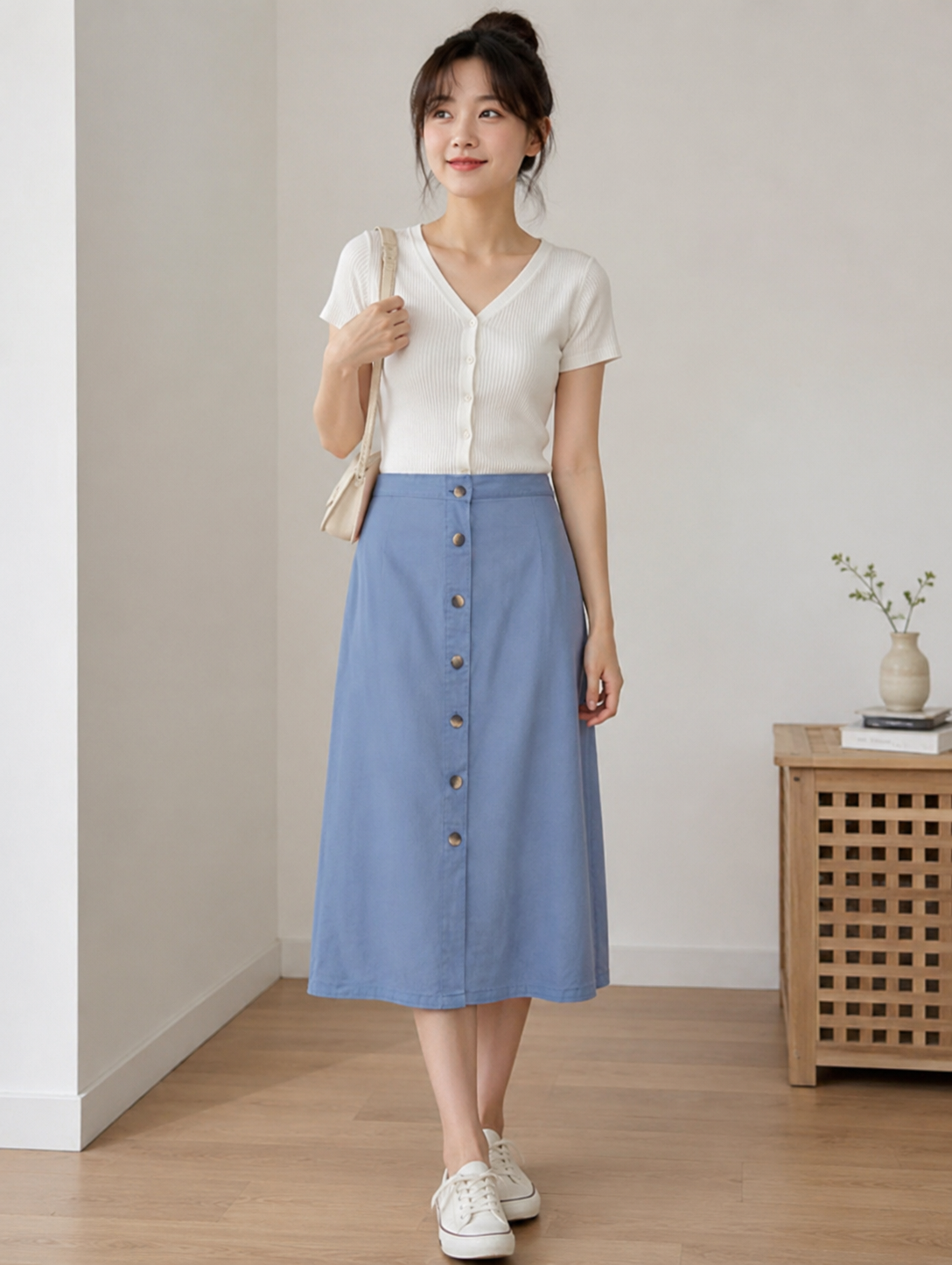 ESMARA® Women's Linen Skirt