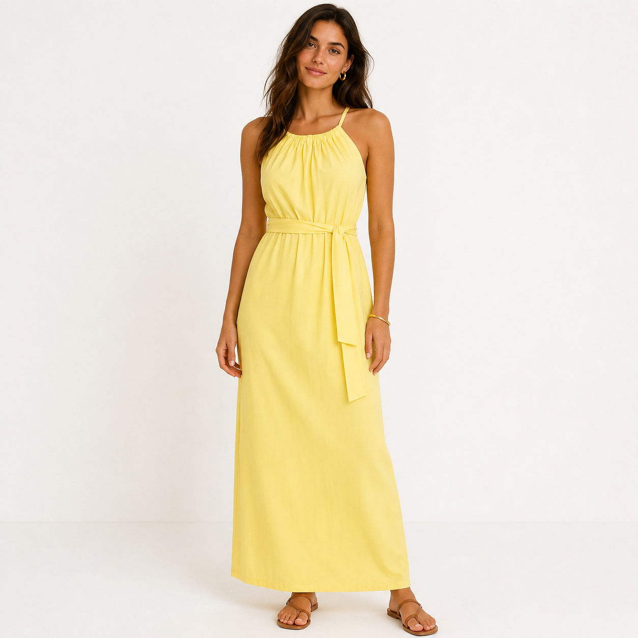 ESMARA Women's Dress Yellow