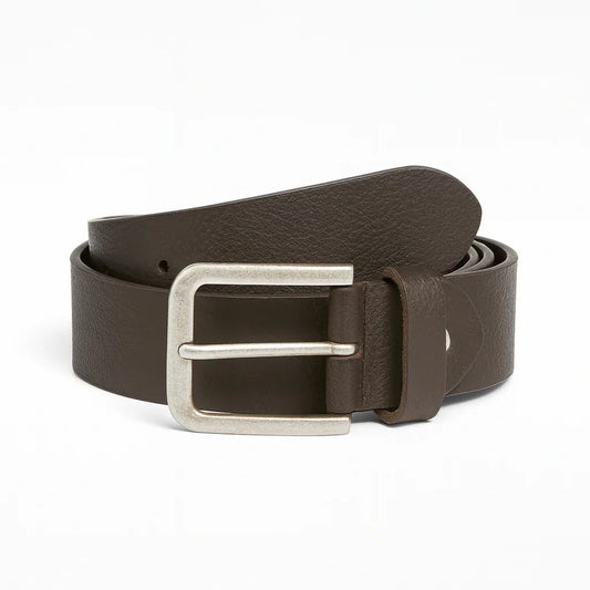 Men's 100 cm Classic Leather Belt for Business & Casual Wear - Gomix Brands Outlet