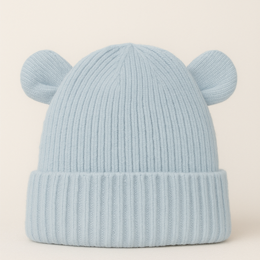 Newborn Baby Knitted Hat Bear